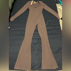 Elegant Brown/Purple Jumpsuit